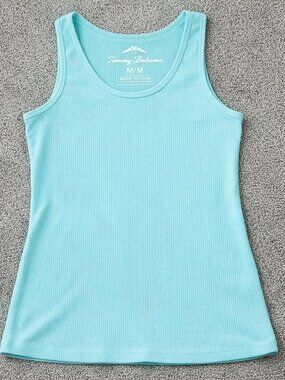 Tommy Bahama Aqua Ribbed Tank Top – Size M